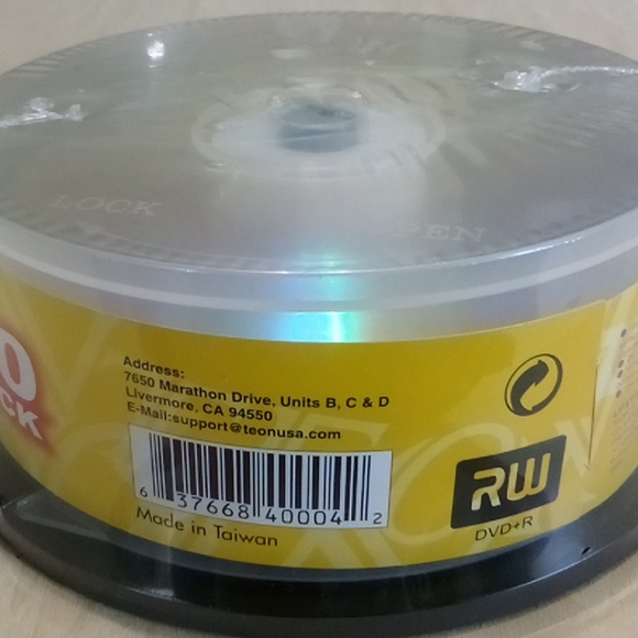 NEW Teon 8x DVD+R 20 Pack Spindle - Picture 3 of 6